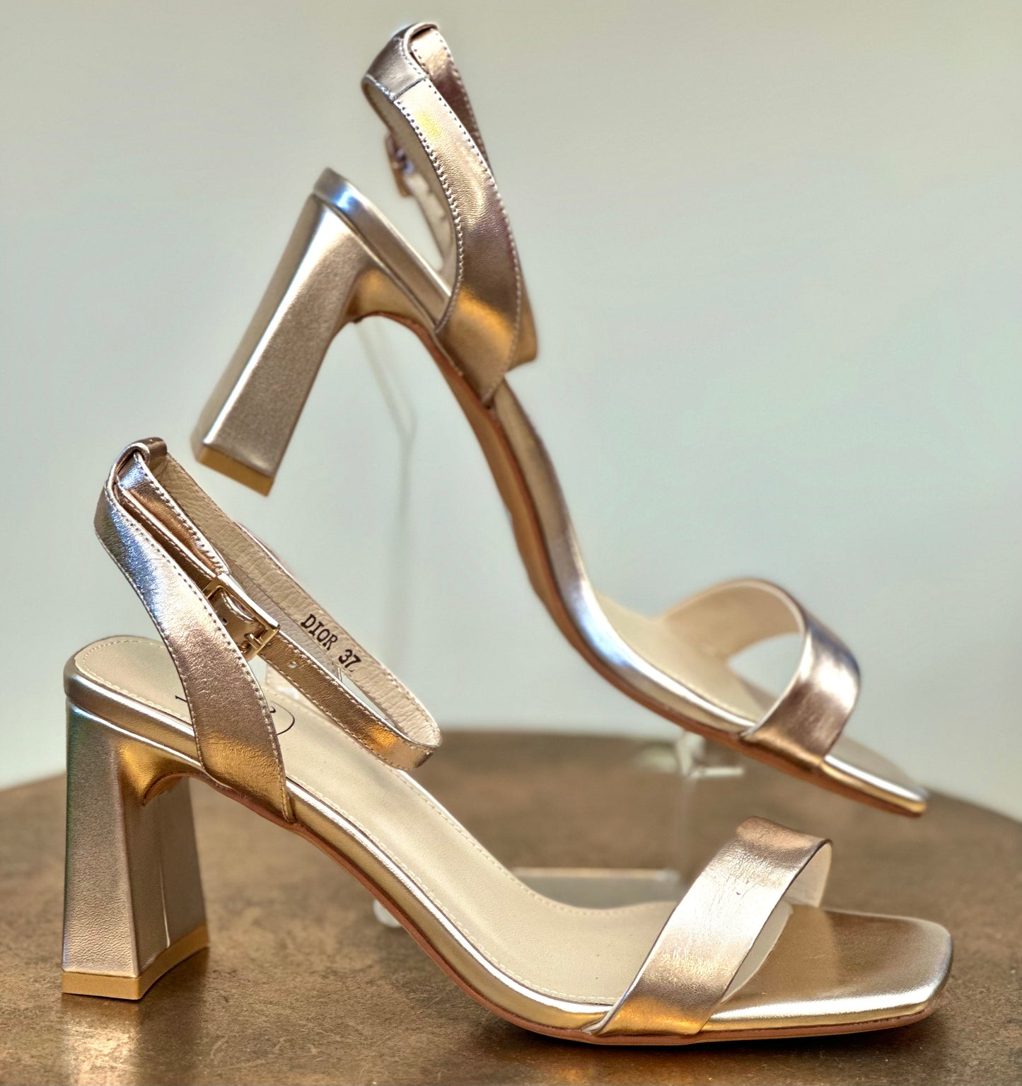 Katie n Me Dior Rose Gold Heels