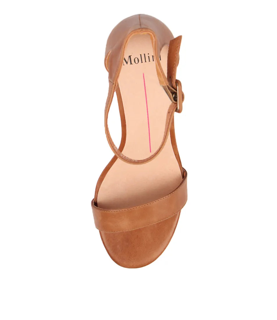 Mollini Gessie Tan with Timber Heels