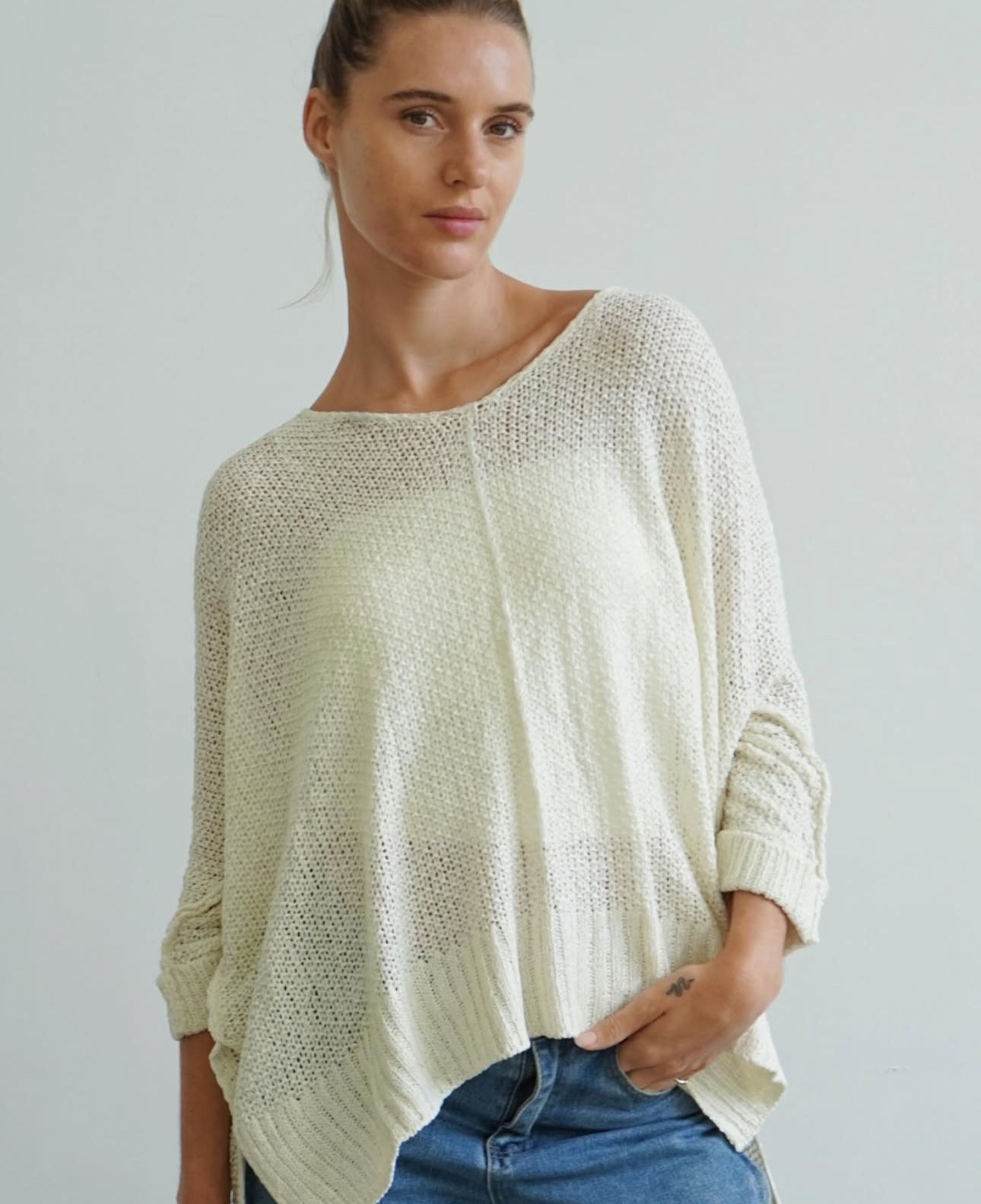 Worthier Emma Weave Cream Knit