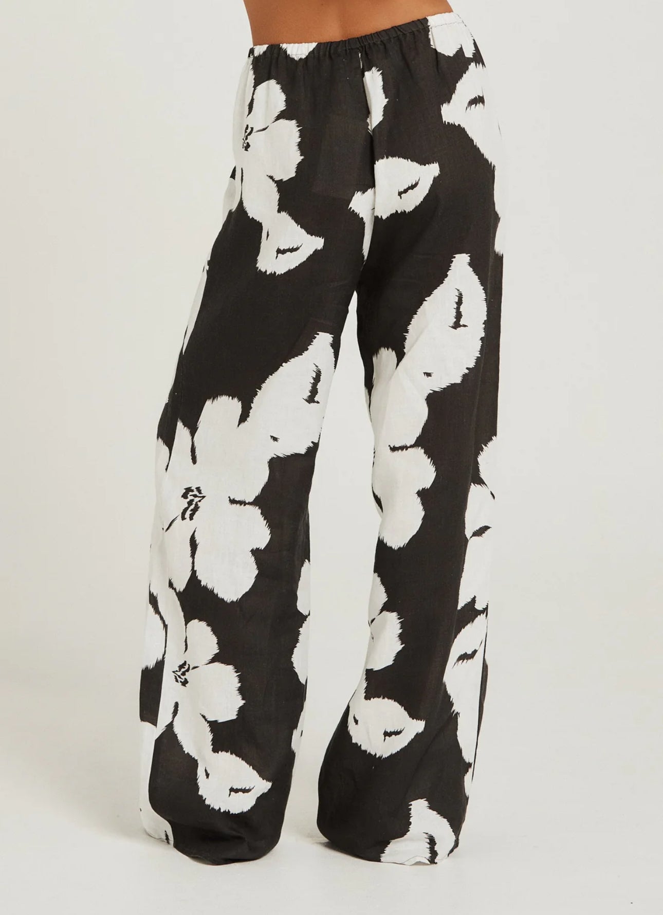 Pippa Ridley Catalina Pant - Charcoal Bloom