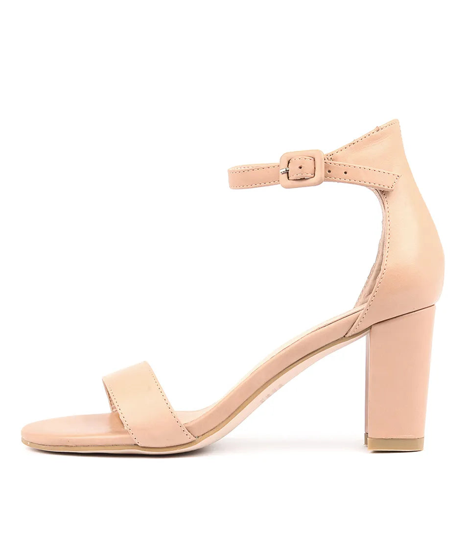 Mollini Gessie Nude Leather Heels