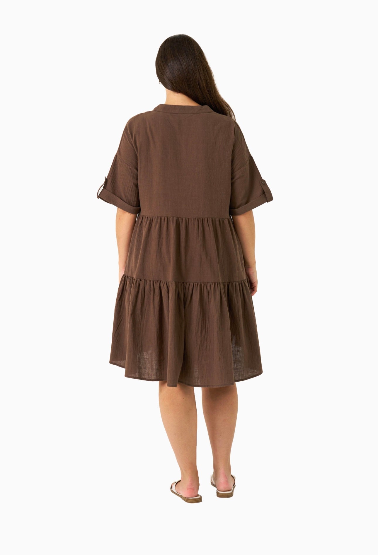 Boho Camacho Dress Ash Brown