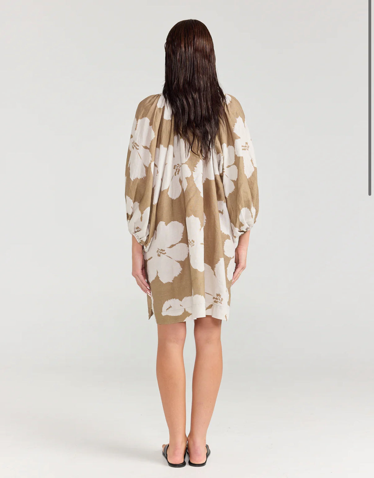 Pippa Ridley Sangria Dress Olive Bloom