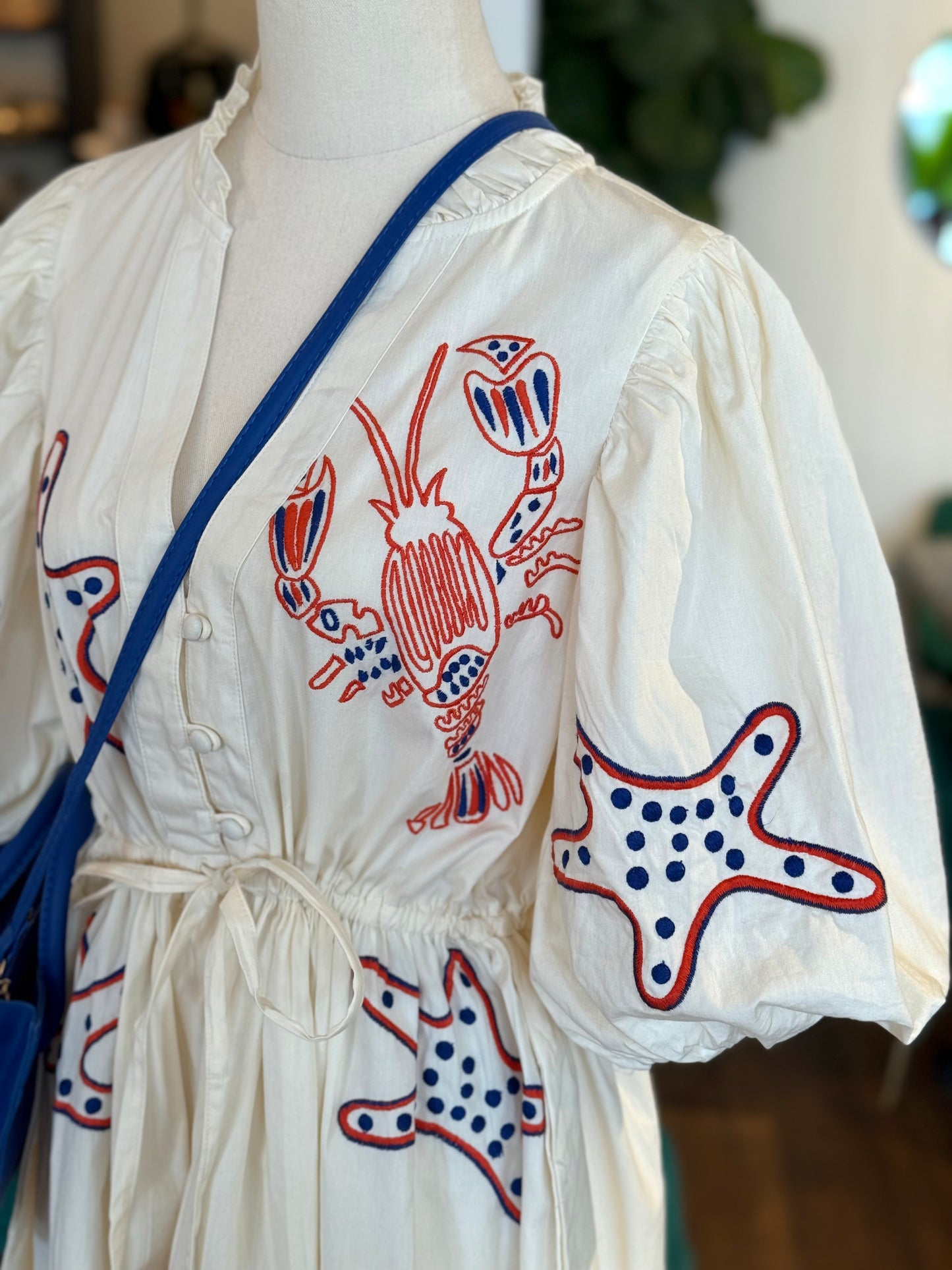 Sunkissed Stars Midi Dress Cream