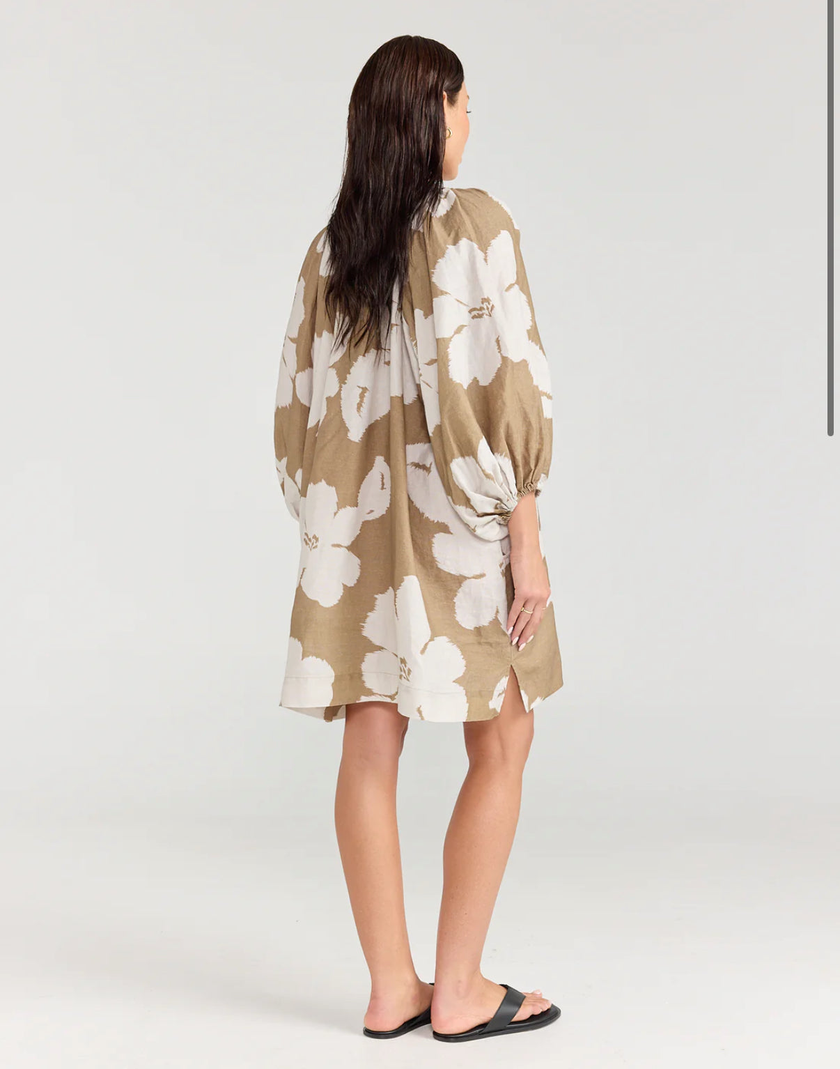 Pippa Ridley Sangria Dress Olive Bloom