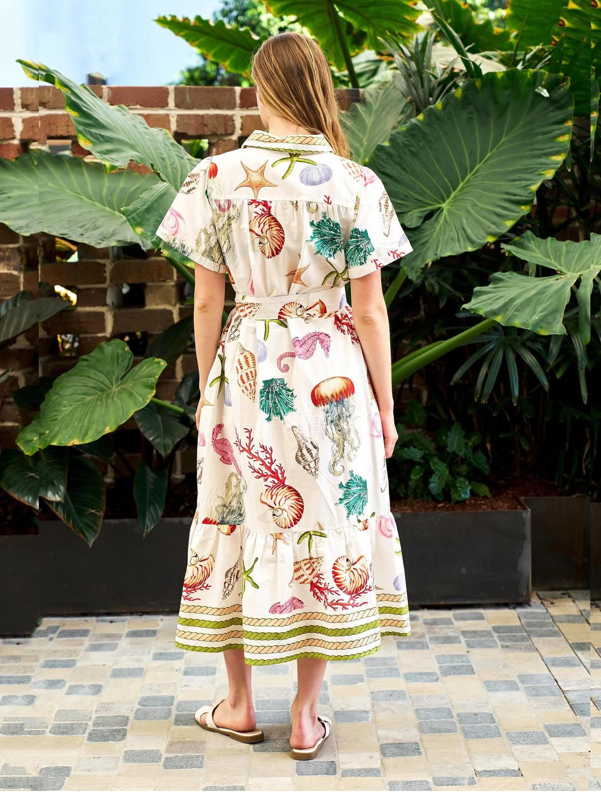Boho Oceanic Midi Dress