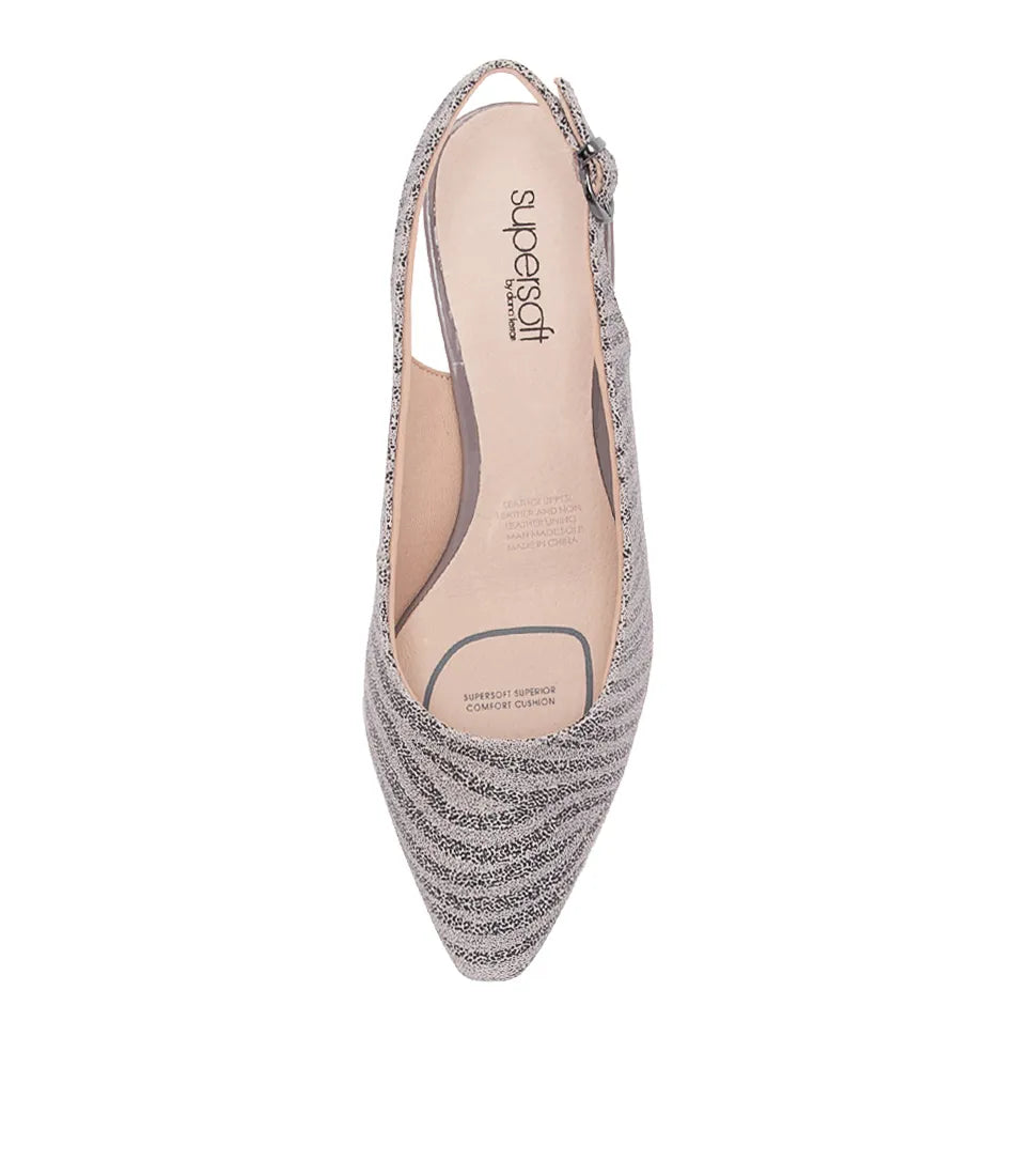 Diana Ferrari Linen Grey Zebra Supersoft