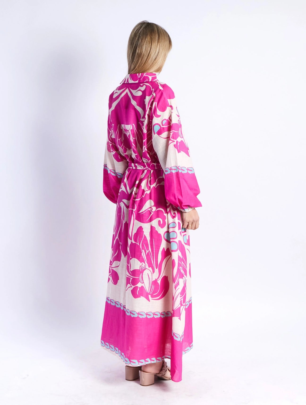 Leonie Capri Pink & Blue Dress