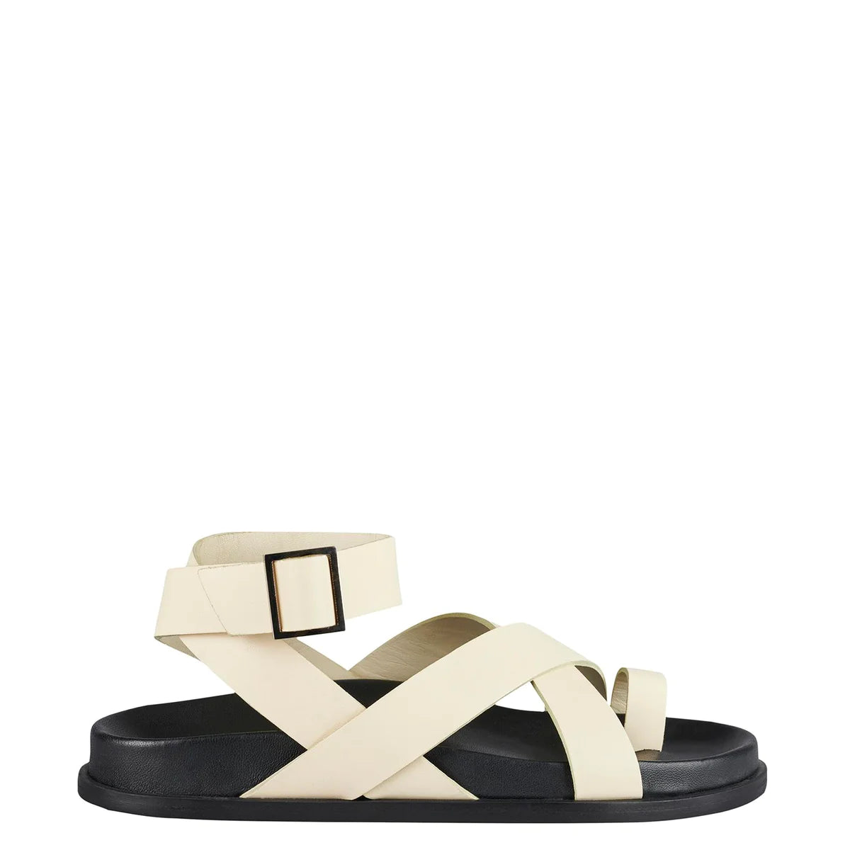 Sol Sana Hitch Footbed Off White Leather
