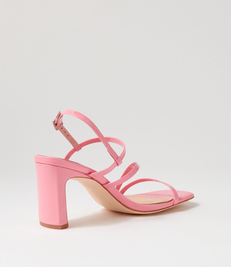 Mollini Fayee Pink Patent Leather Heels