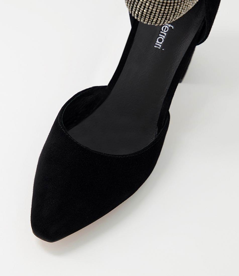 Diana Ferrari Spark Black Suede