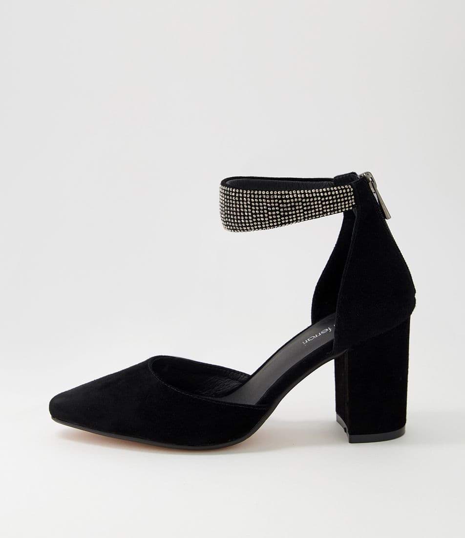 Diana Ferrari Spark Black Suede