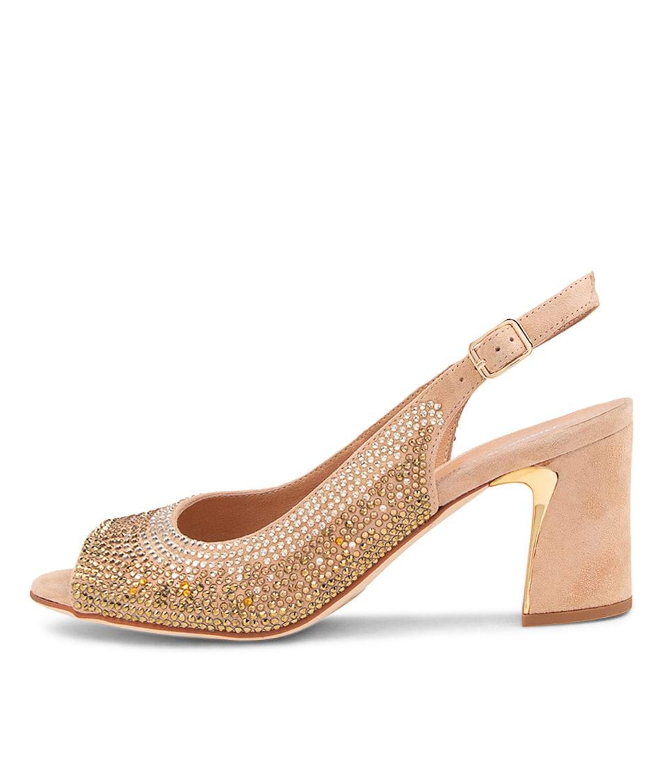Django & Juliette Kerry Rose Gold Multi Heels