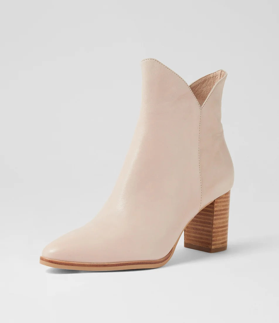 Django & Juliette Astronomy Dusty Pink Ankle Boots