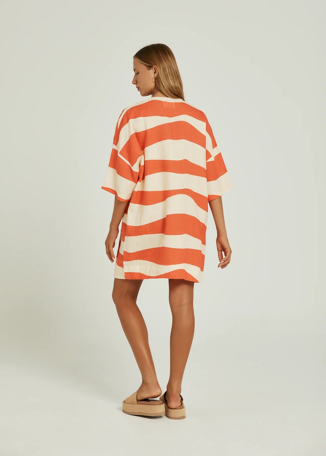 Pippa Ridley Summer Tunic - Coral Wave