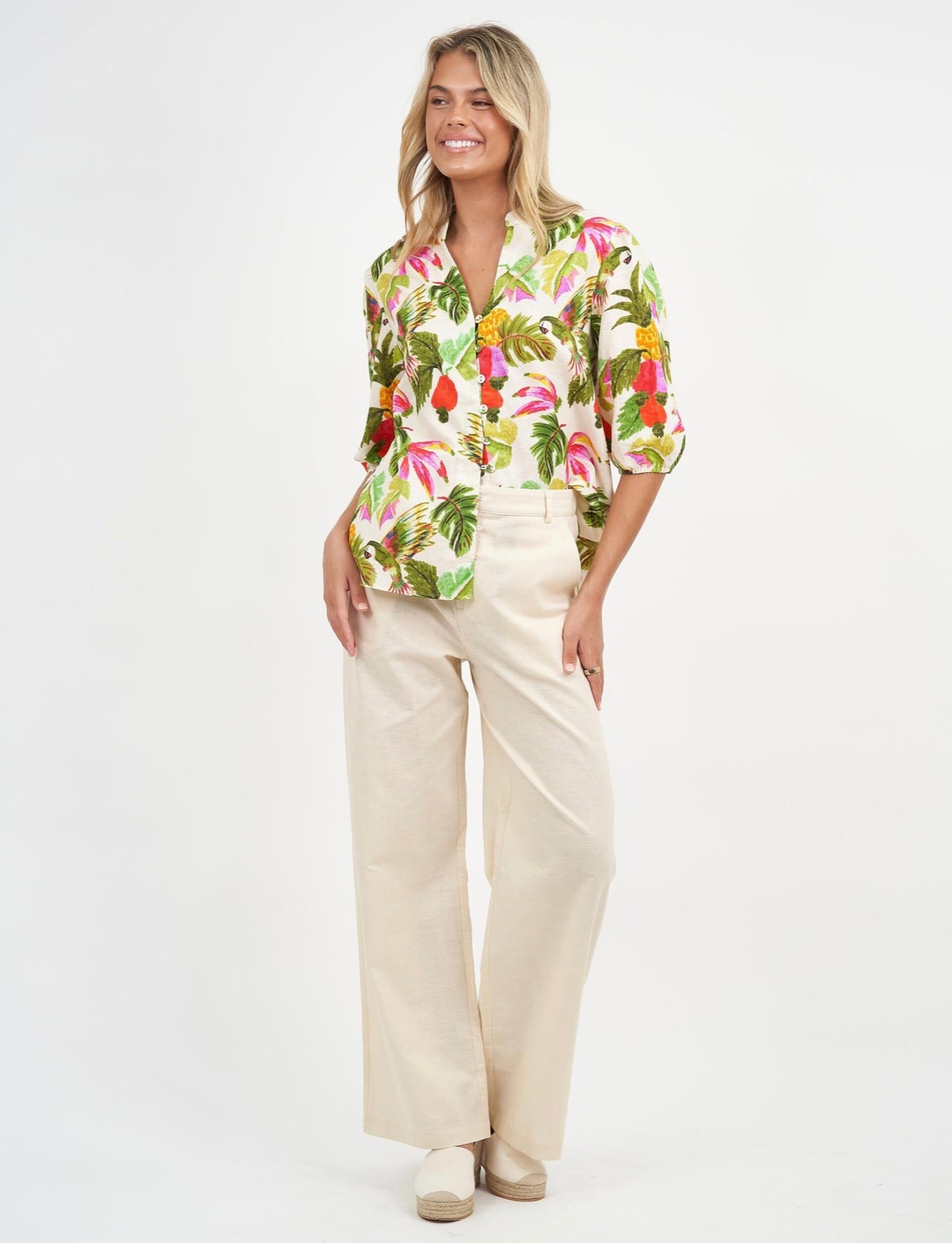 Liberty Rose Essential Linen Pant