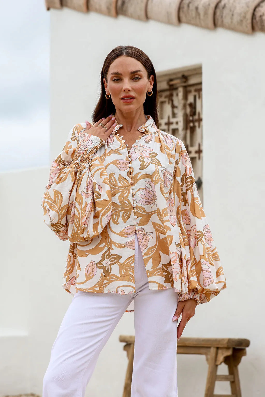 Jatea The Label Paros Dreams Beige Top