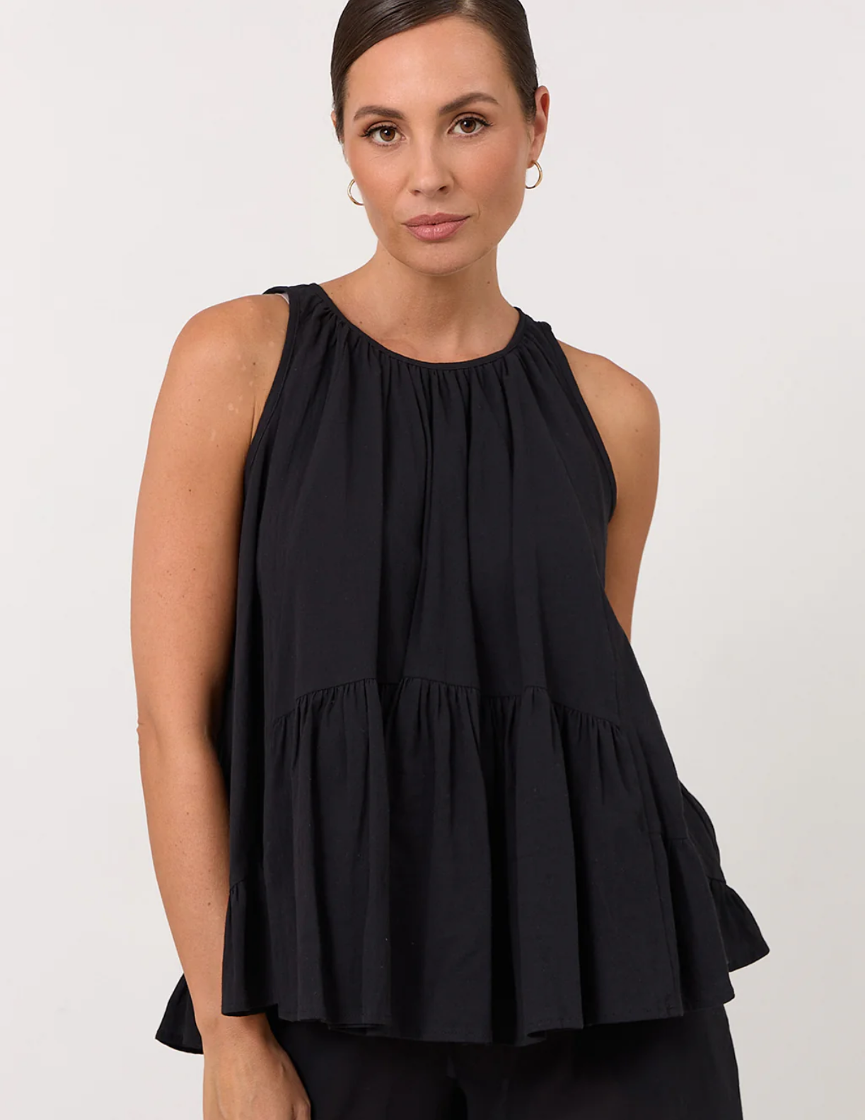 Adorne Ariah Sleeveless Cotton top