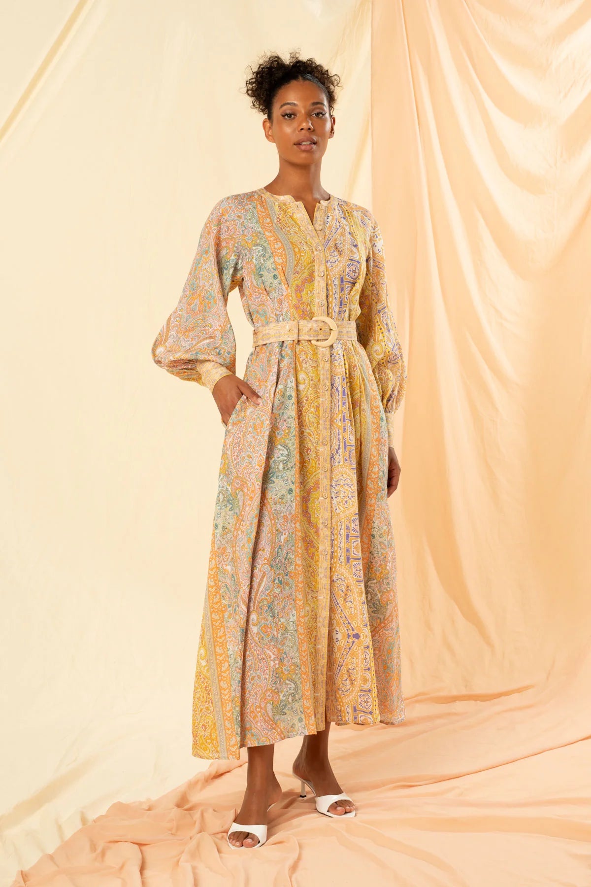 Kachel Demi Dress - Costa D’oro