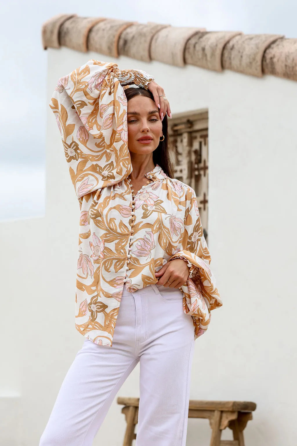 Jatea The Label Paros Dreams Beige Top