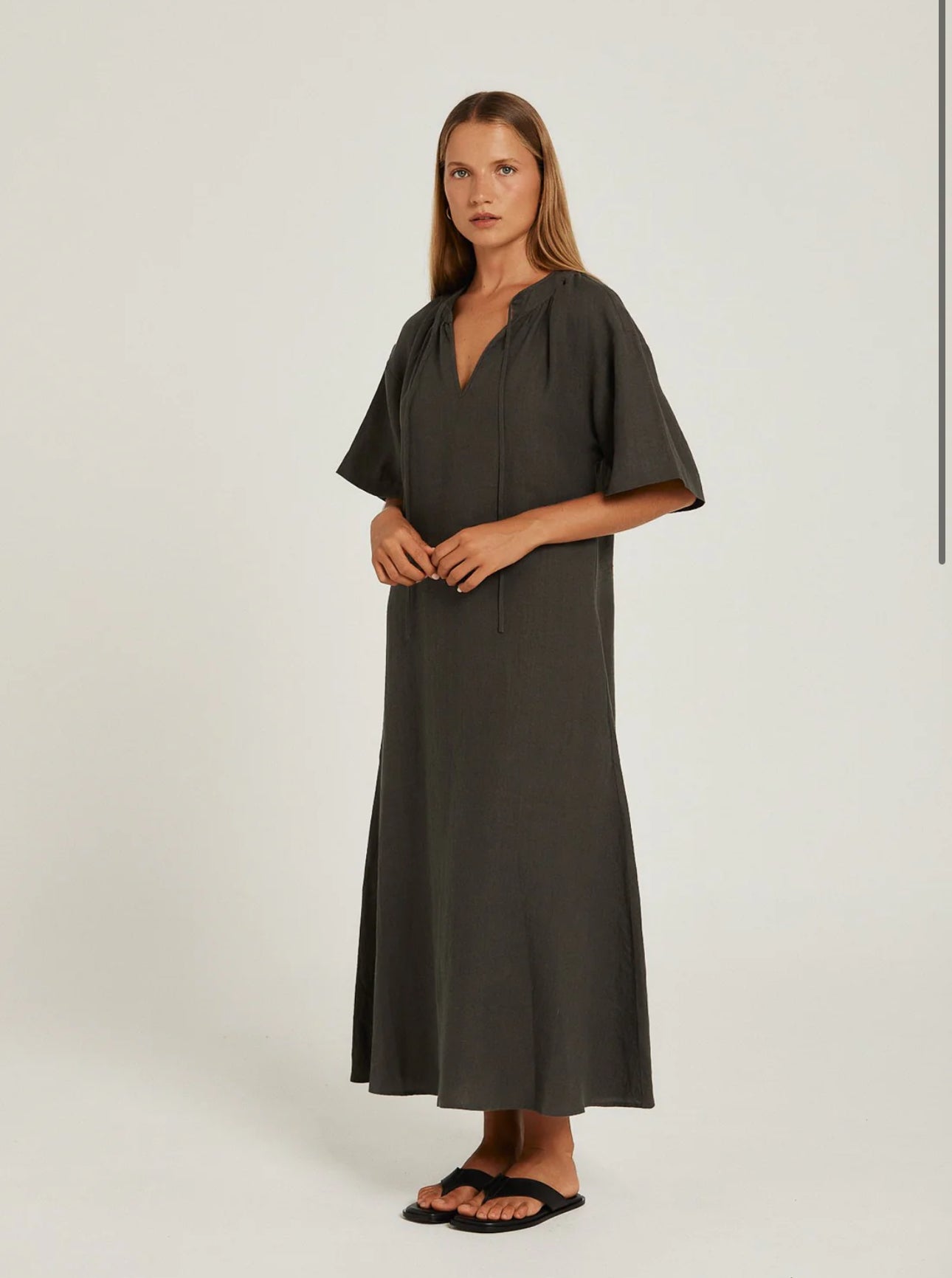 Pippa Ridley Josie Dress Charcoal