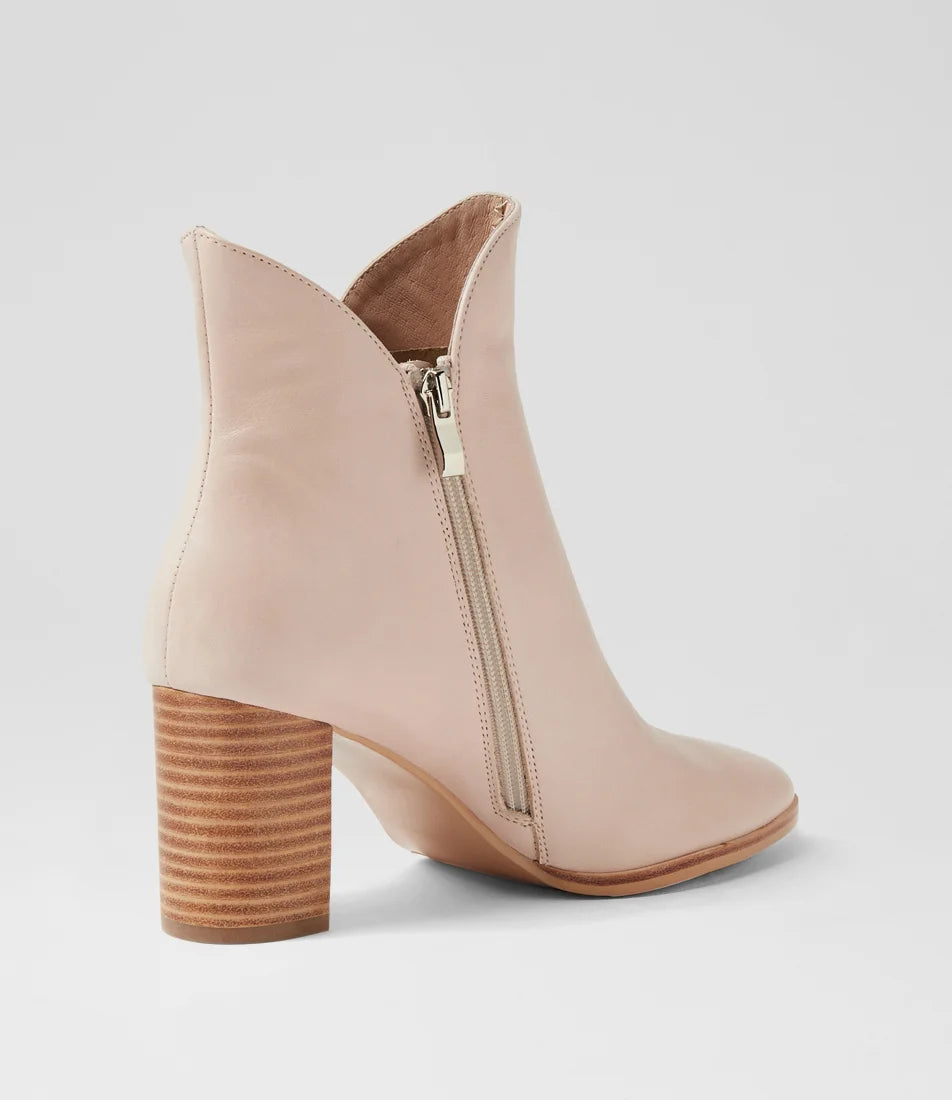 Django & Juliette Astronomy Dusty Pink Ankle Boots