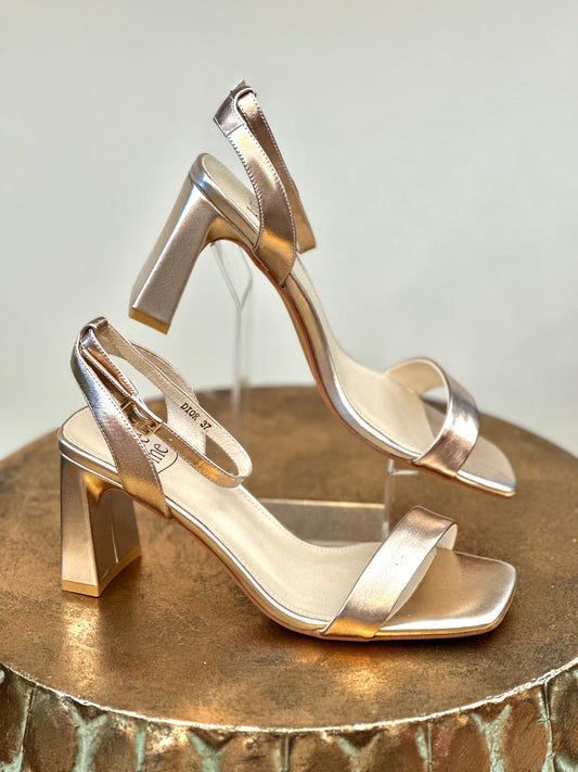 Katie n Me Dior Rose Gold Heels