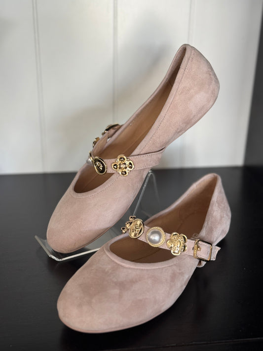 Top End Blairre Cafe Suede Ballet Flats // SIZE 9