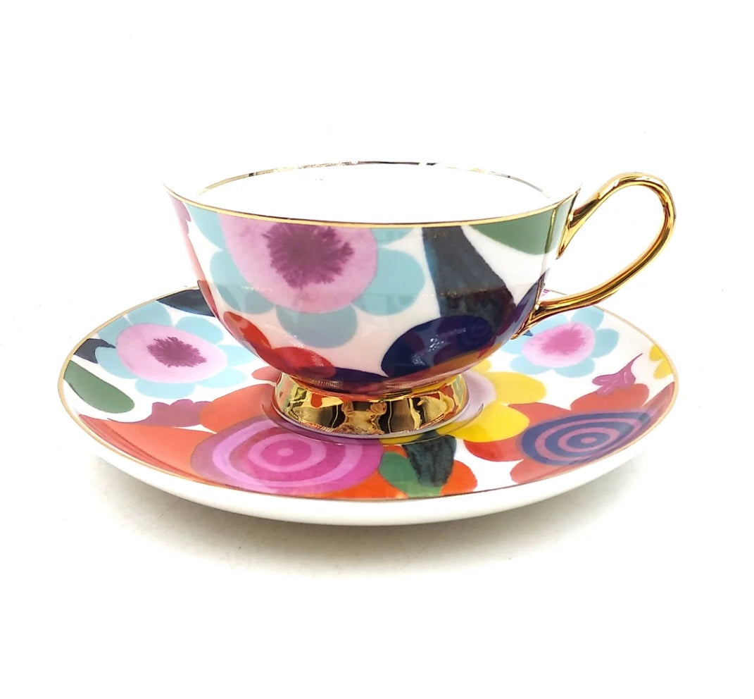 LYNDALT TEACUP AND SAUCER