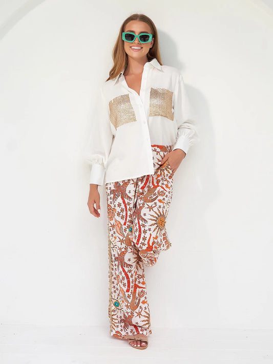 Collectivo Scarlett Pant - Sunshine Bling