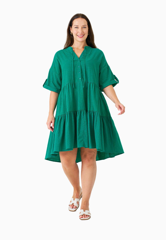 Boho Camacho Dress Teal
