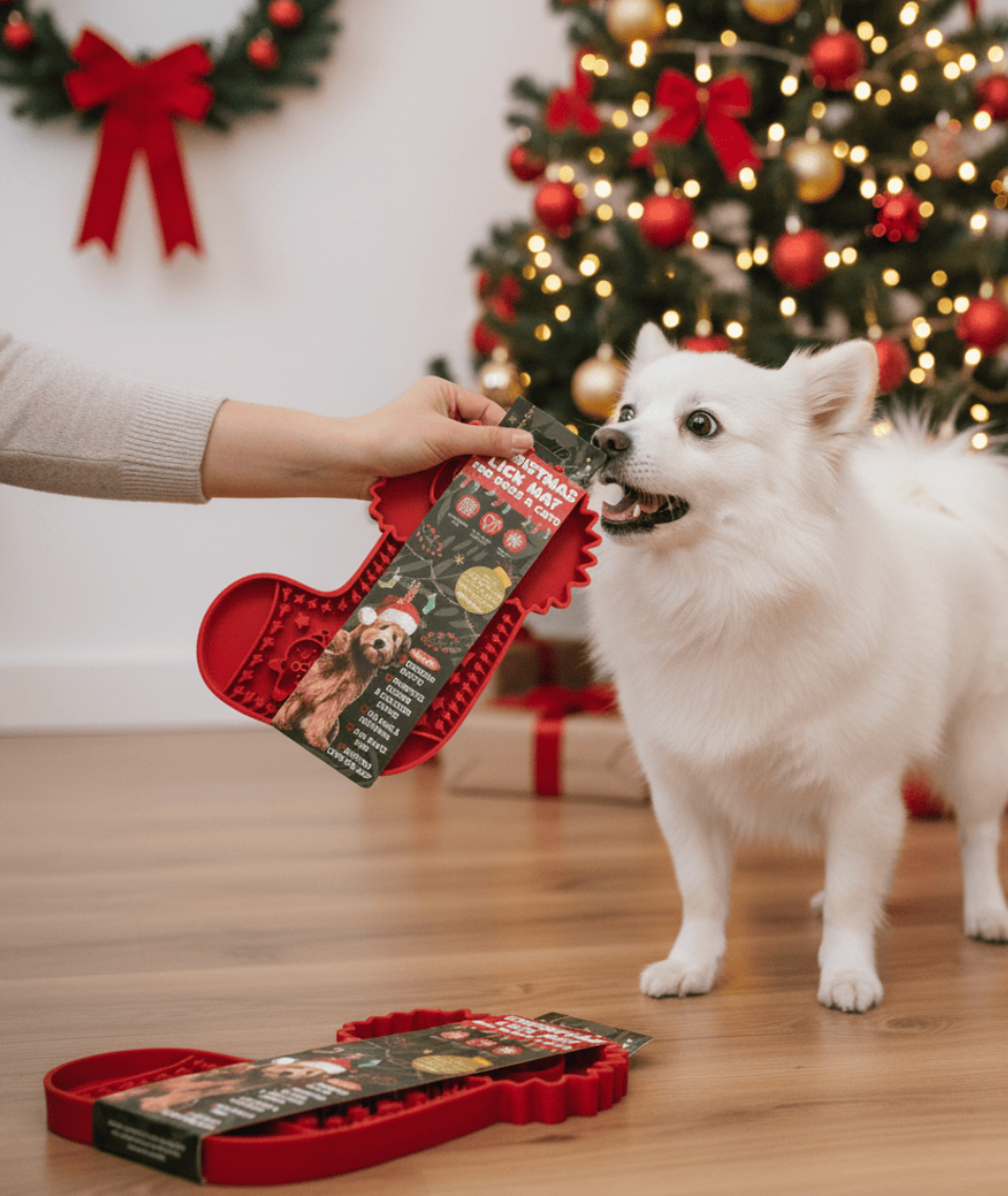 Christmas Lick Mats for Dogs and Cats