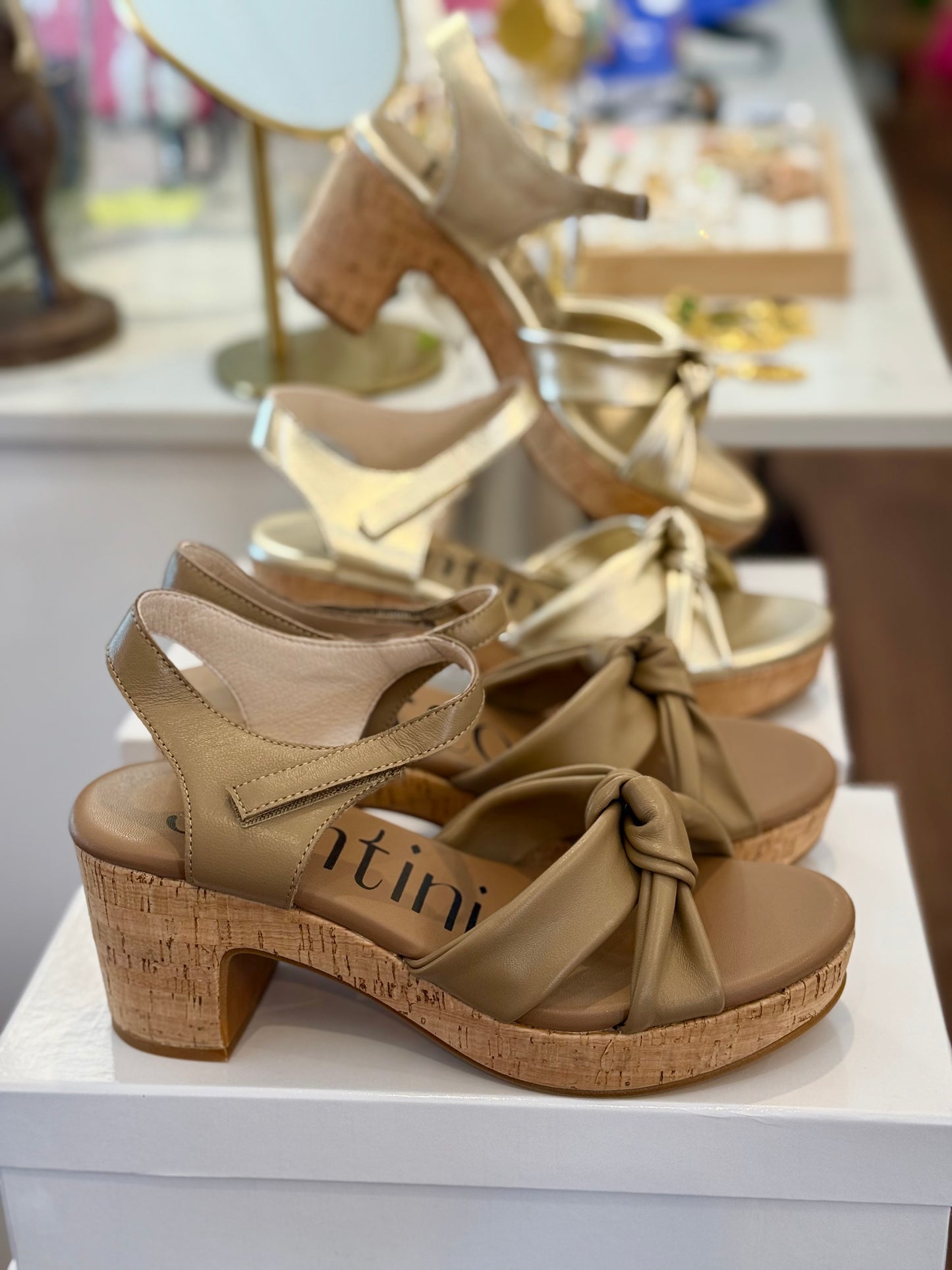 Marco Santini Corky Malt Platform Sandals