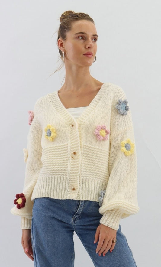 Worthier Stereo Floral Cardi