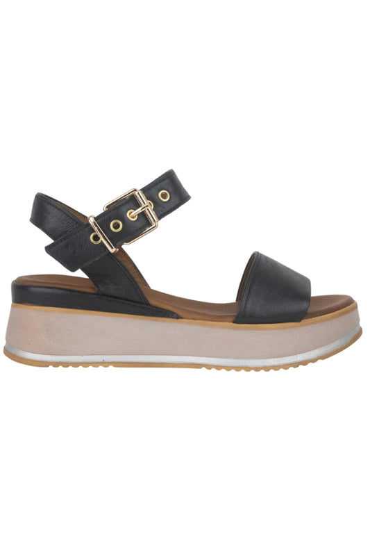 Isabella Dalton Black Sandals