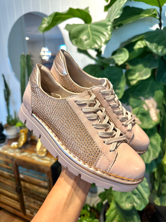 Top End Elford Dusty Pink Sneakers
