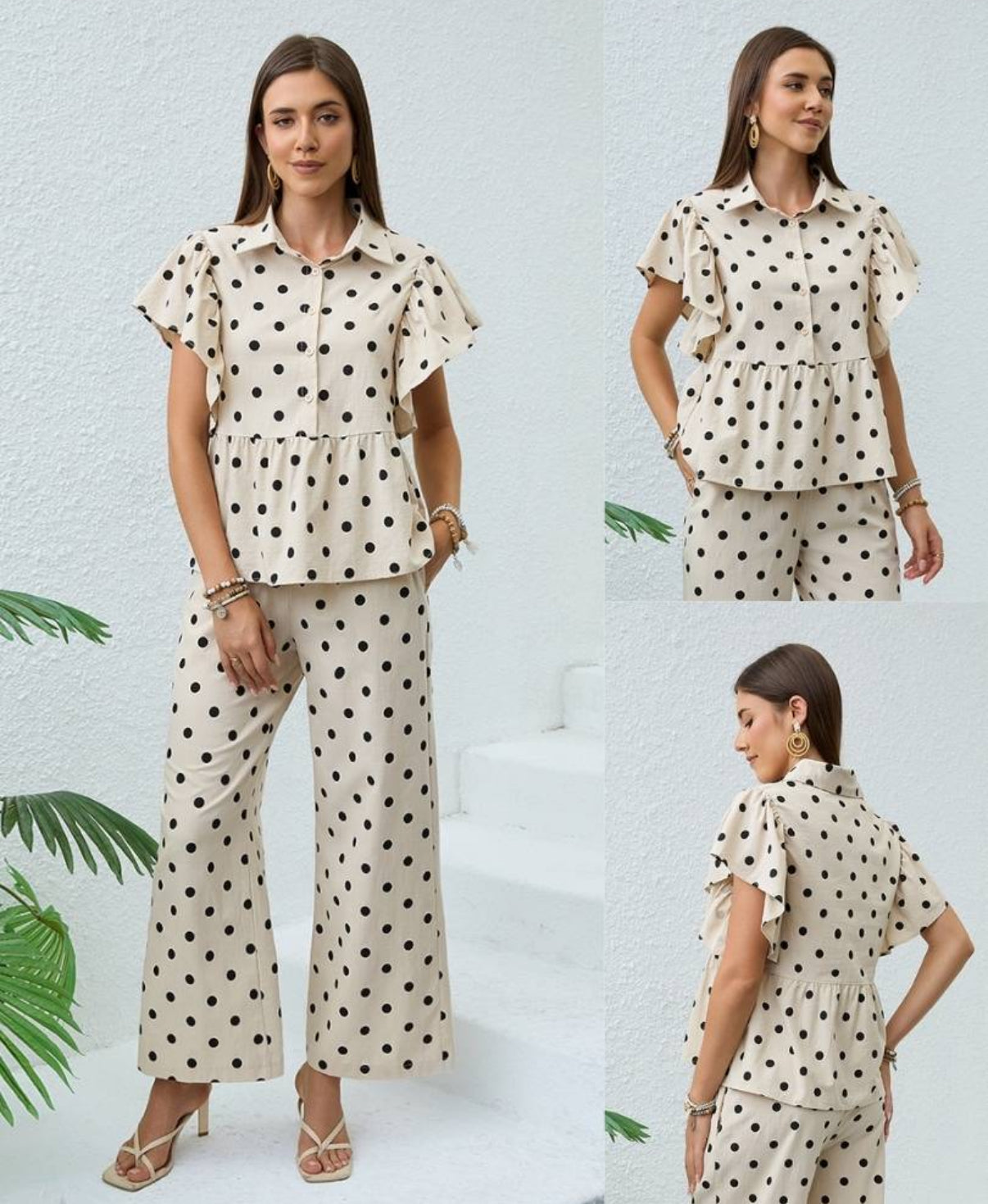 Polka Dot Button Shirt by Mutig