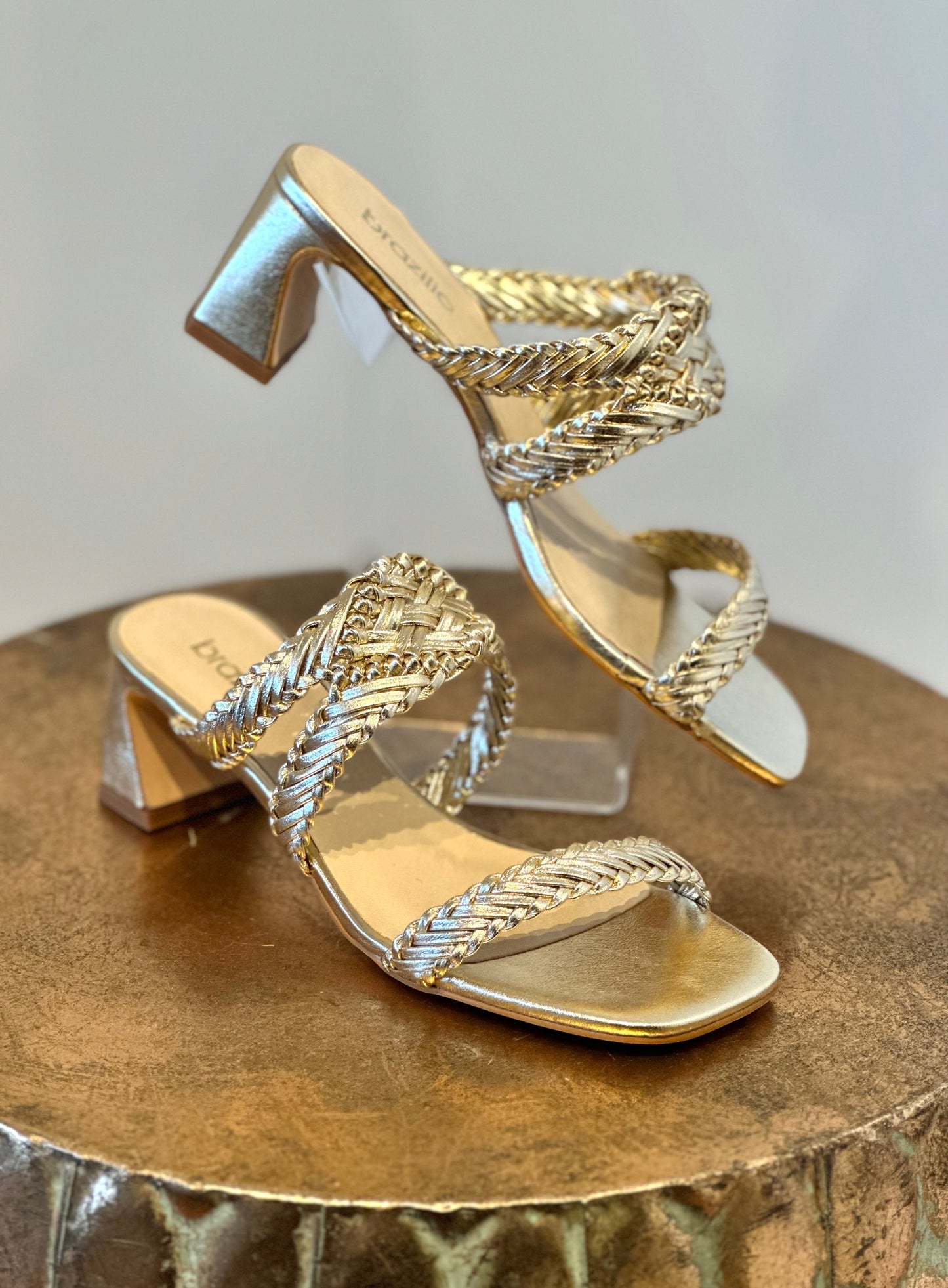 Brazilio Cristal Gold Ouro Mules