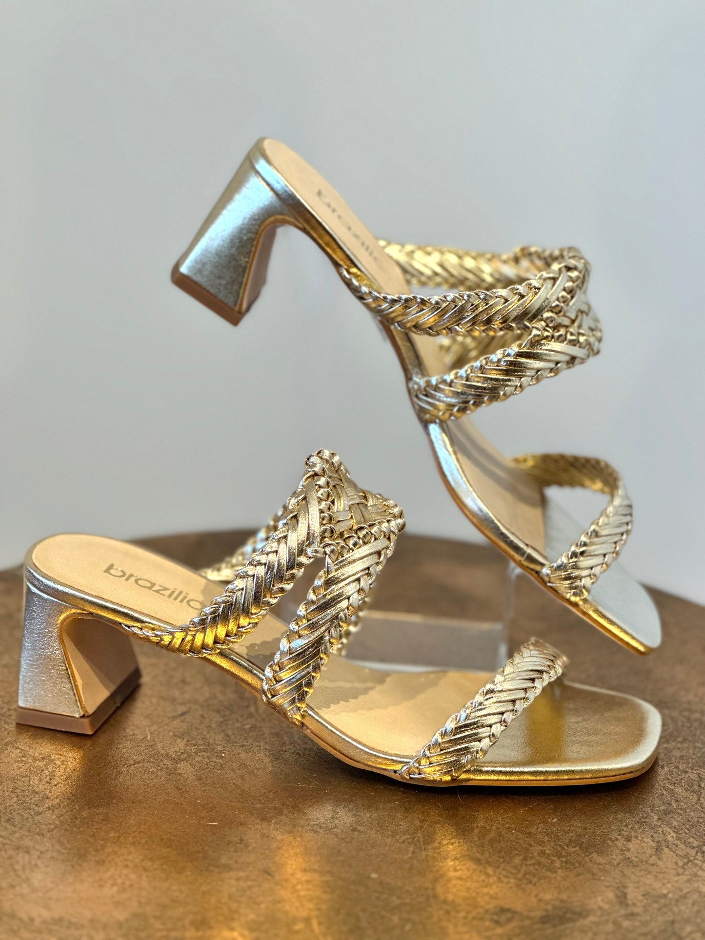 Brazilio Cristal Gold Ouro Mules