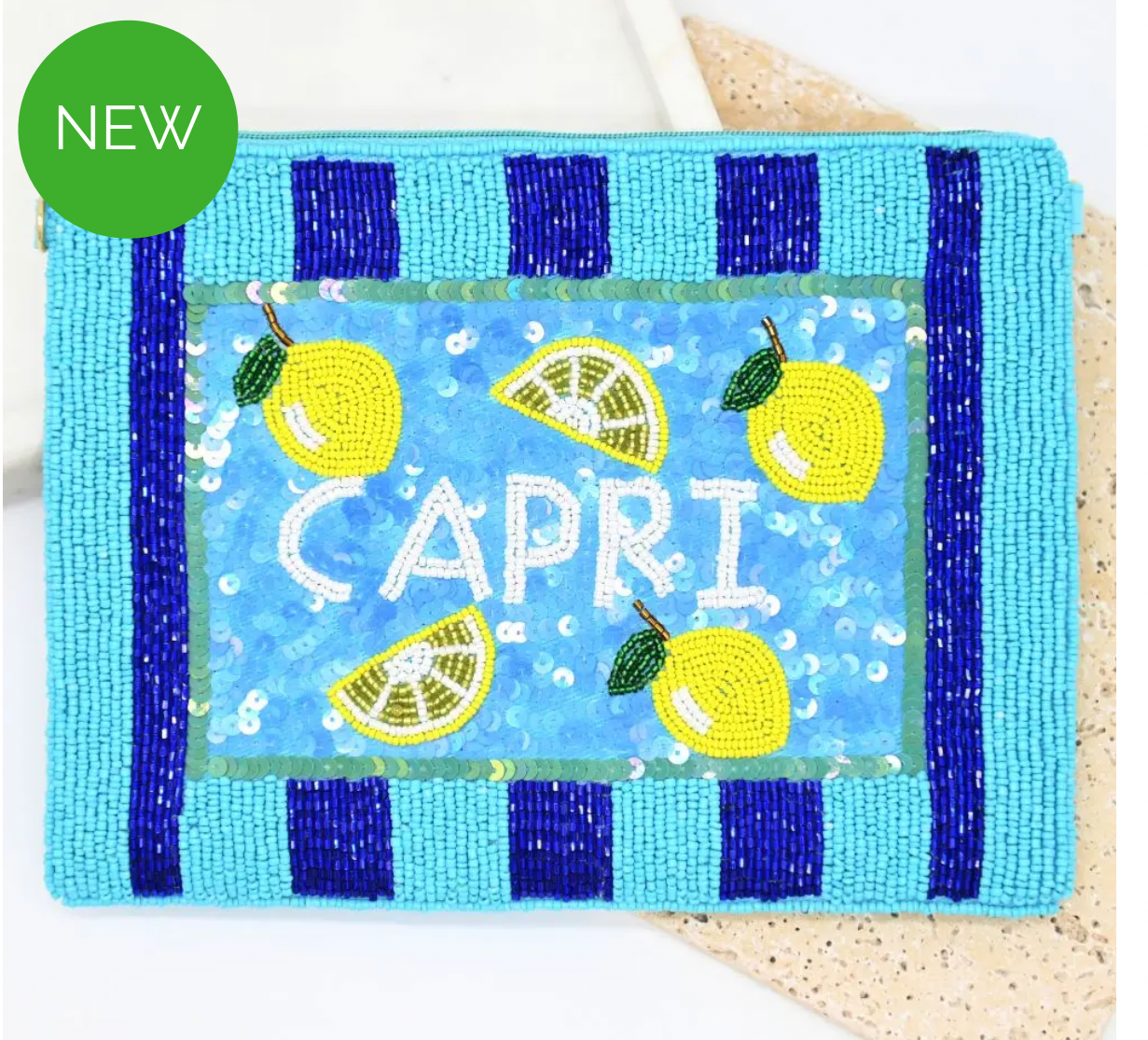 Anna Nova Beaded Zip Bags