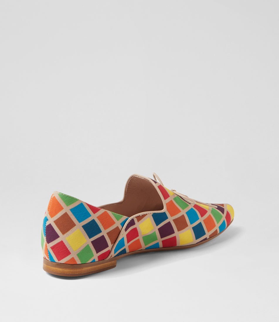Top End Sommerly Bright Harlequin Loafers