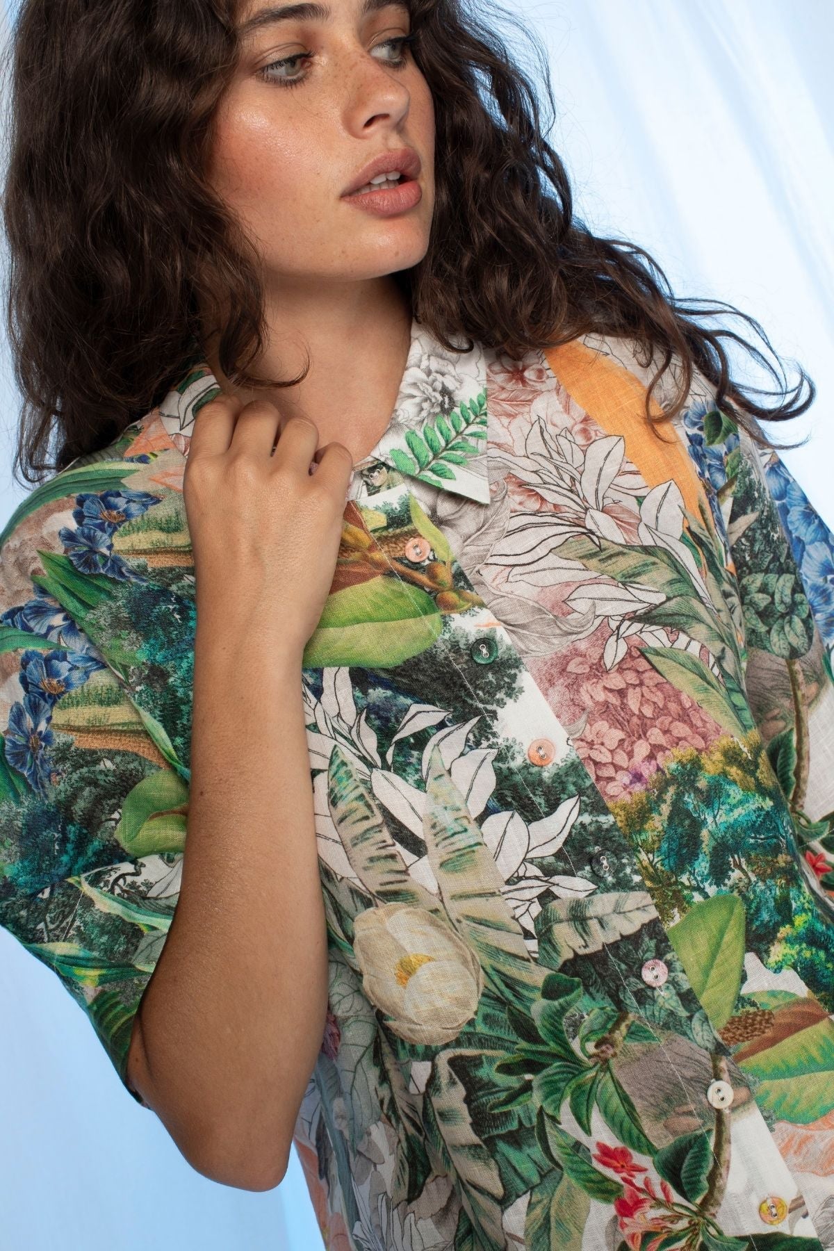 Kachel Carla Shirt Tropicana Print