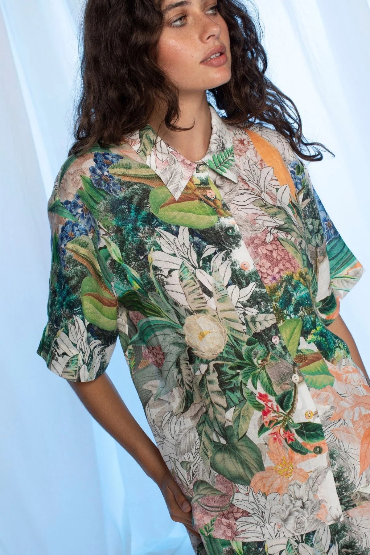 Kachel Carla Shirt Tropicana Print