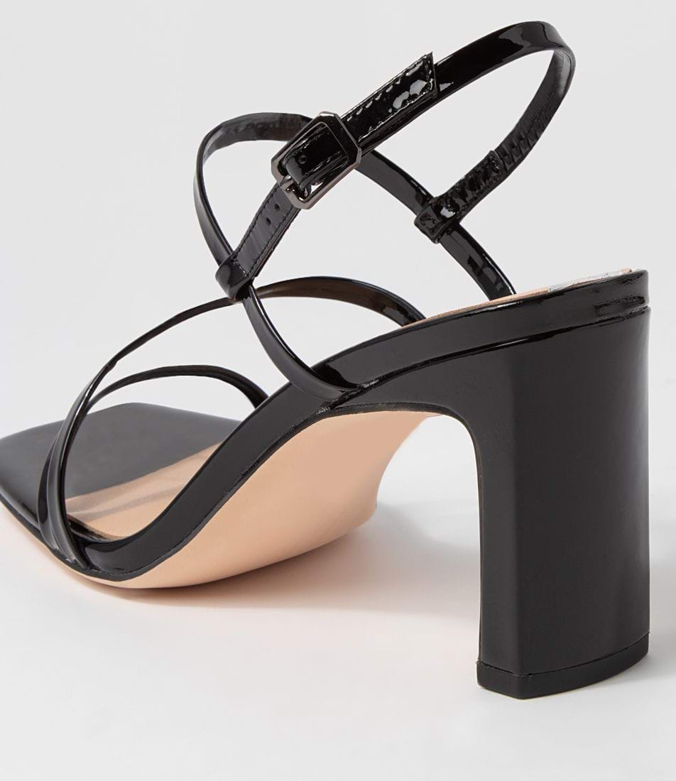 Mollini Fayee Black Patent Leather Heels