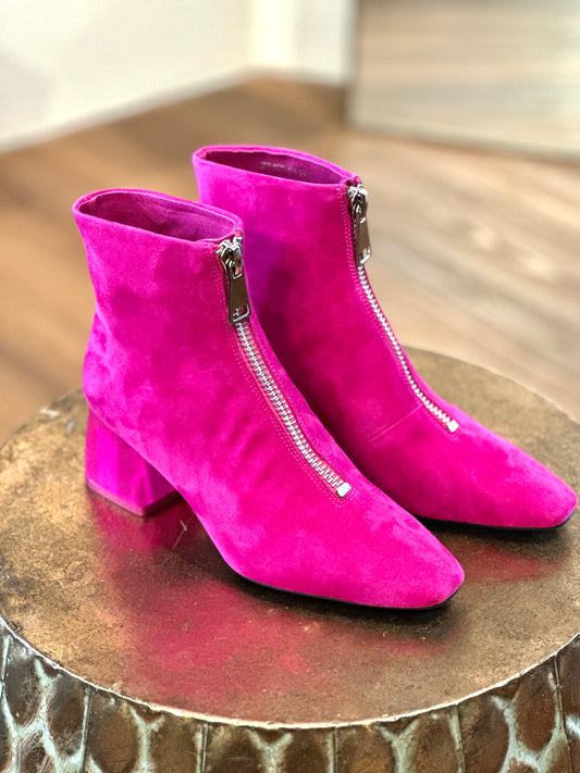 Django & Juliette Molano Dark Fuchsia Suede Boot