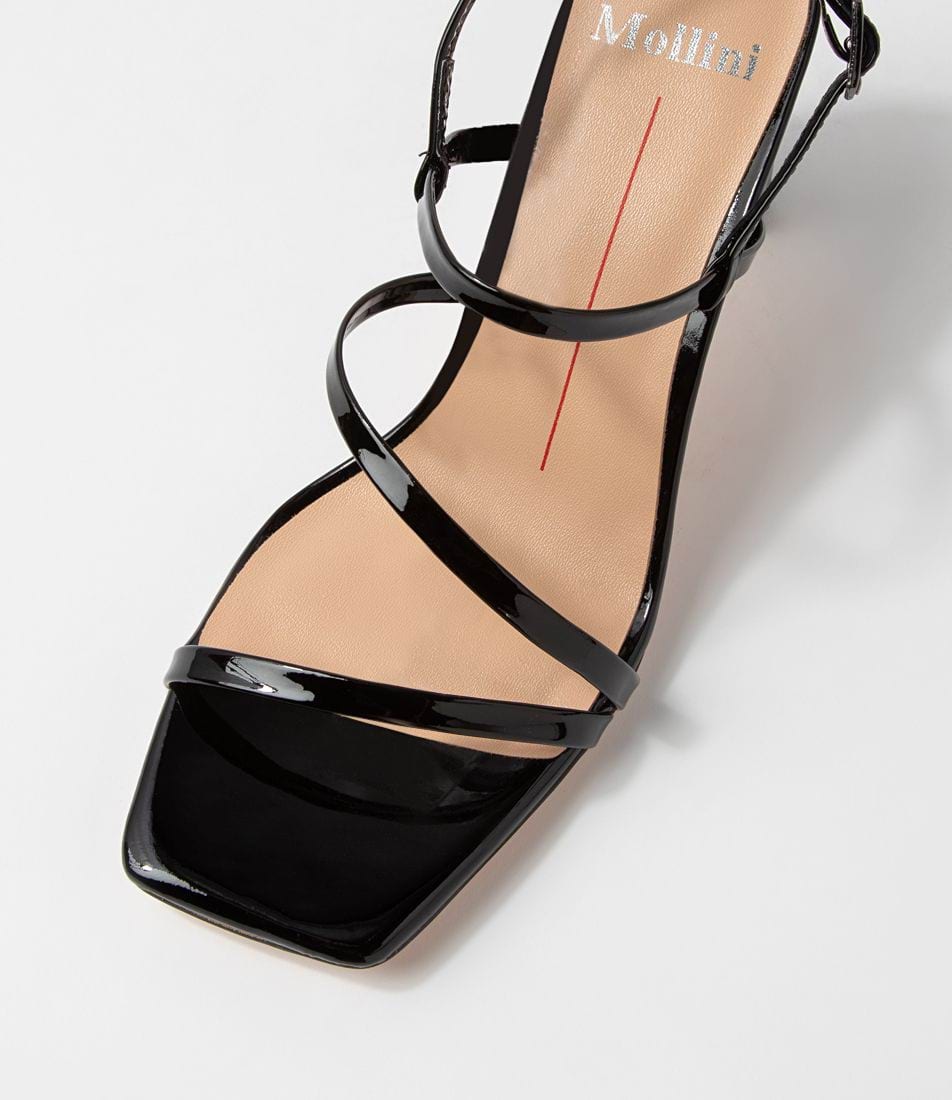 Mollini Fayee Black Patent Leather Heels