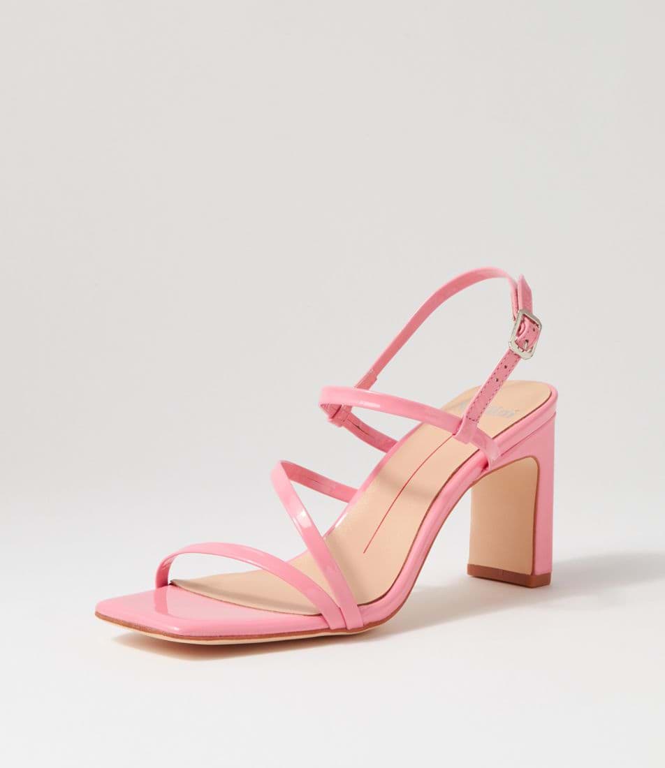 Mollini Fayee Pink Patent Leather Heels