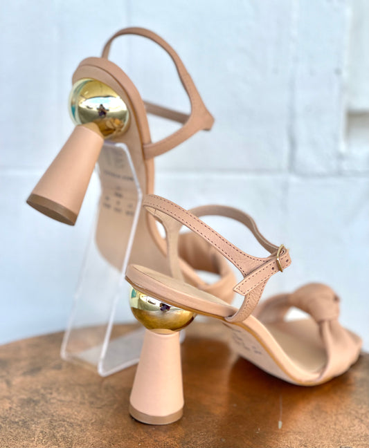 Brazilio Nude and Gold Heel Feature