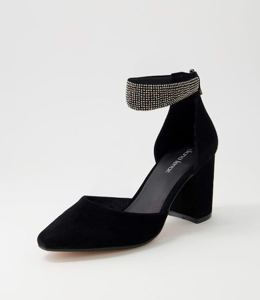 Diana Ferrari Spark Black Suede