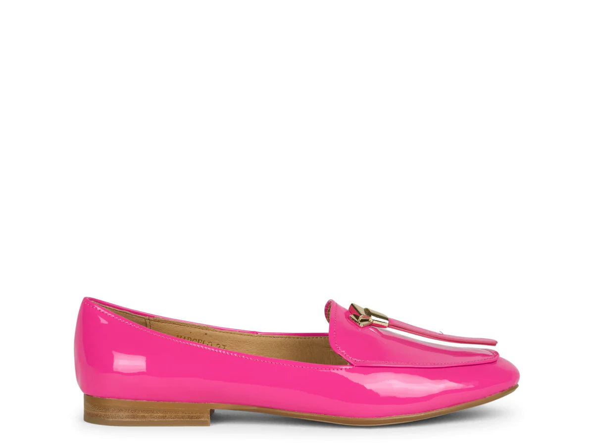 Top End Marcelo Hot Pink Patent Leather Flats